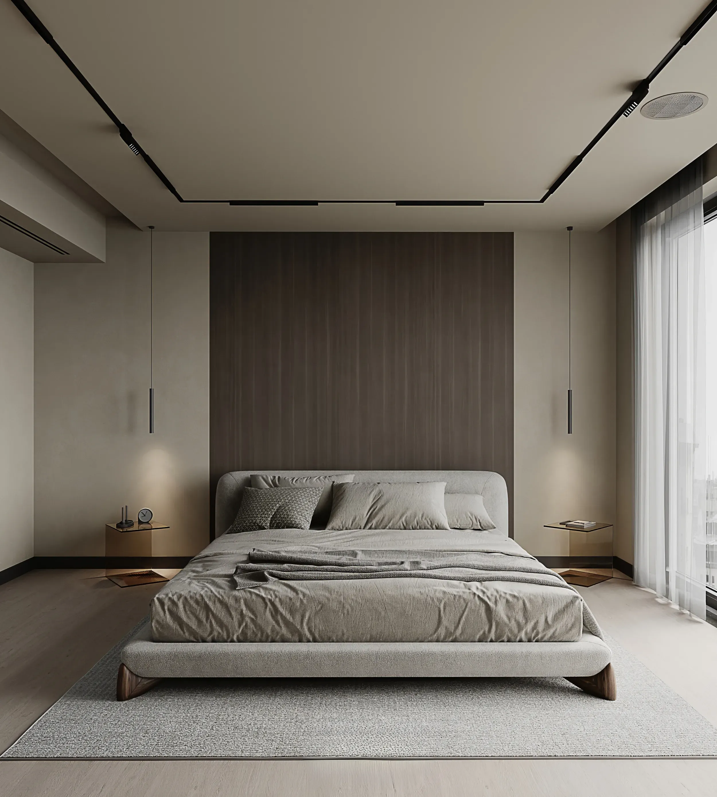 architectural Bedroom rendering